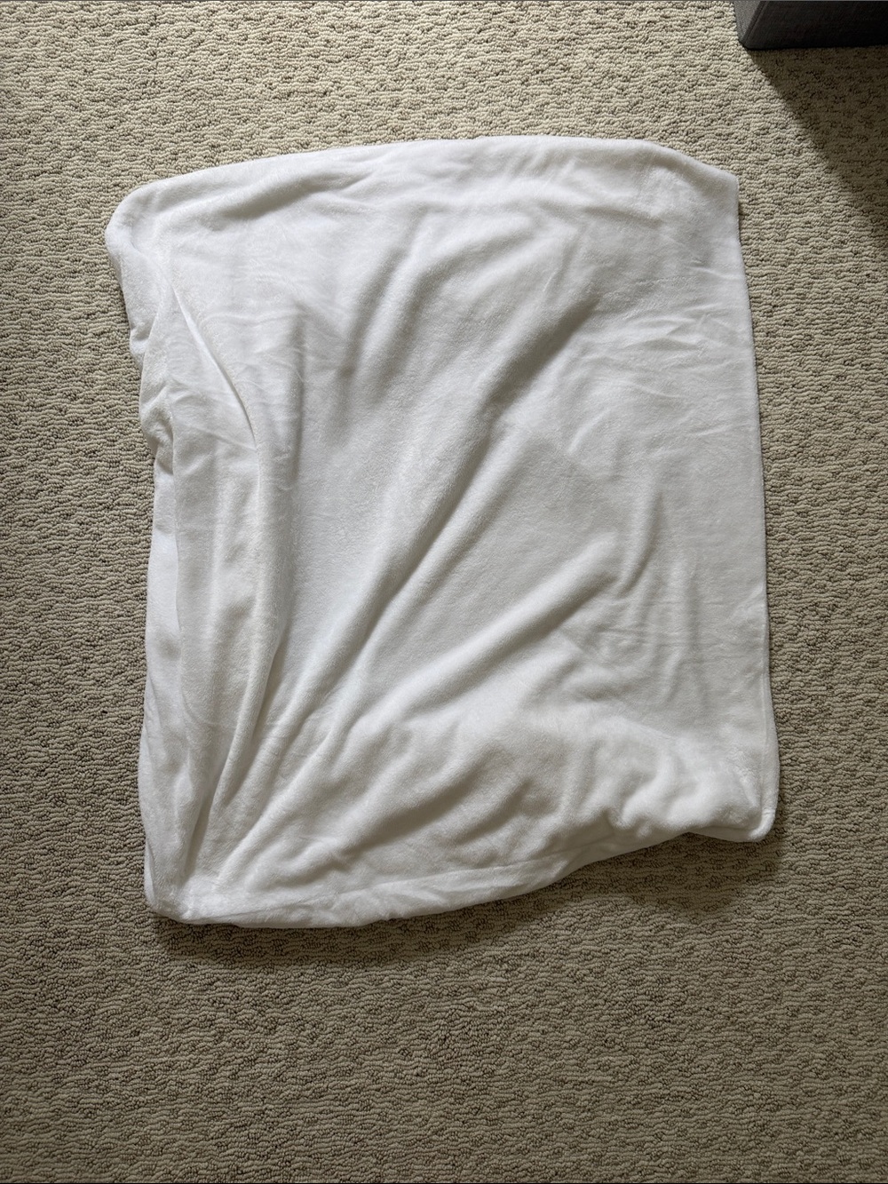 Pottery Barn Kids Luxe Chamois White crib Sheet